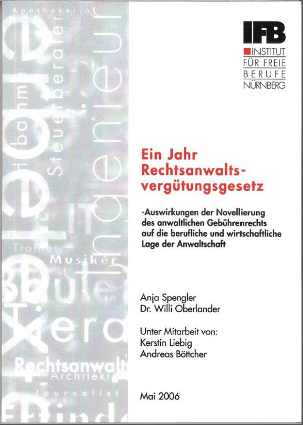 KS Nr.09: Ein Jahr Rechtsanwaltsvergütungsgesetz (2006)