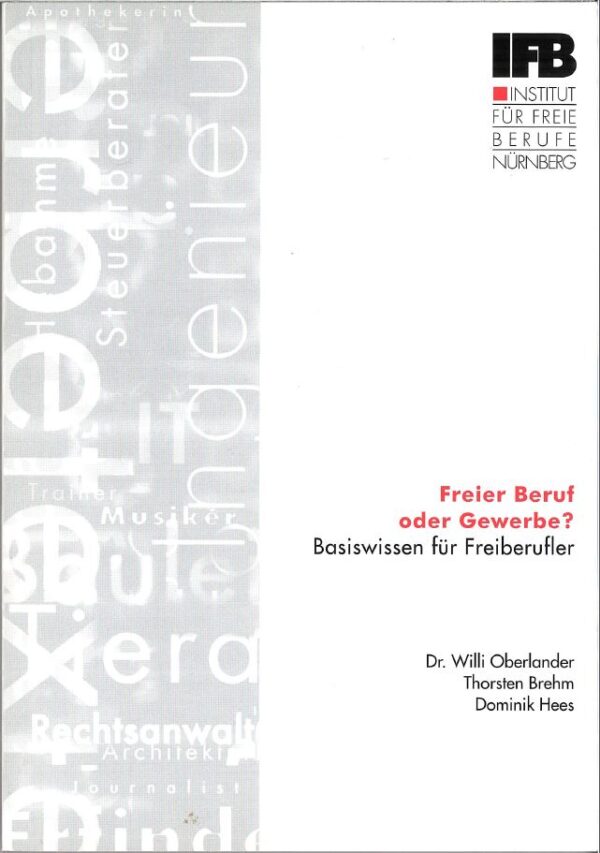 KS Nr.03: Freier Beruf oder Gewerbe? (2011)